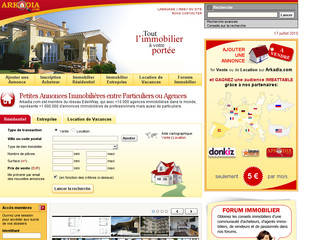 Article concernant la stratégie du groupe Arkadia sur le site Magazine Immobilier .ORG