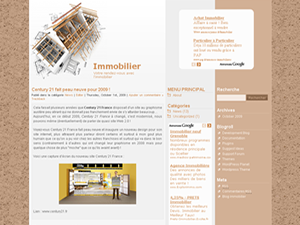 Template gratuit pour votre site immobilier